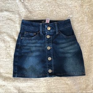 Justice Button Down Jean Skirt - Size 8
